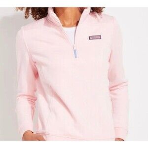 Vineyard vines pastel pink 1/4 quarterzip